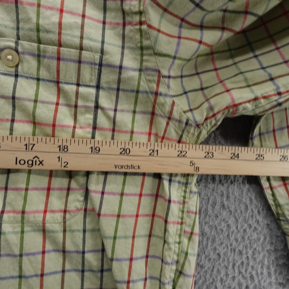 Orvis Mens Button Down Shirt‎ Size Large Multicolor Plaid Long Sleeve Collared - Picture 6 of 12
